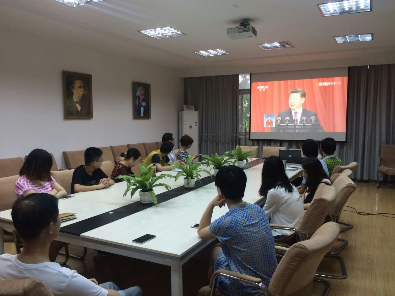 【两学一做】PG国际组织观看建党95周年庆祝大会